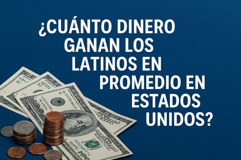 ¿Cuánto dinero ganan los latinos en promedio en Estados Unidos?