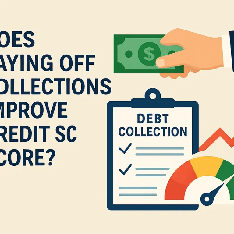 Does paying off collections improve credit score?