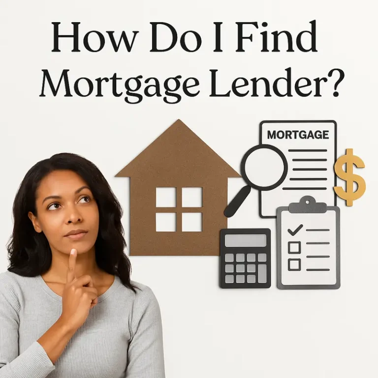 How do I find a mortgage lender?